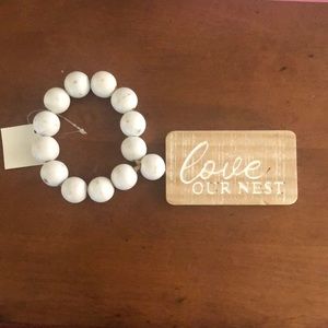 🌵3/$15 Table tier tray shelf natural wood Love Our Nest decoration